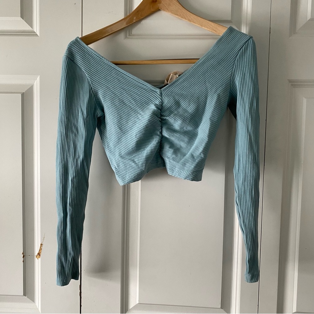 Blue Cute H&M Top
